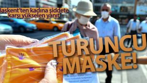 Başkent’ten kadına şiddete karşı yükselen yanıt, turuncu maske