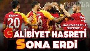 Galibiyet hasreti sona erdi: Galatasaray 3-1 Göztepe