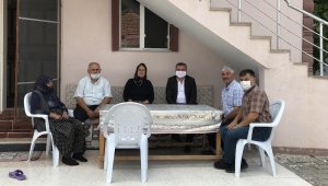 Kıbrıs Barış Harekâtı'nın 46. yıl dönümünde şehitlerin ailelerine ziyaret
