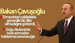 Bakan Çavuşoğlu: 'Ermenistan, Azerbaycan’ın topraklarının yüzde 20’sini işgal ediyor'