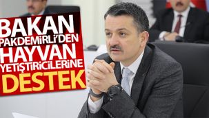 Bakan Pakdemirli'den hayvan yetiştiricilerine destek