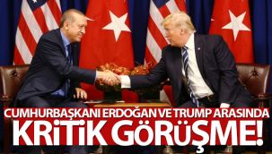 Cumhurbaşkanı Erdoğan, ABD Başkanı Trump ile görüştü