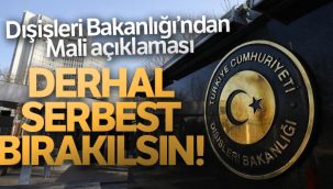 Dışişleri Bakanlığı’ndan Mali açıklaması