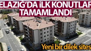 Elazığ’da ilk deprem konutları tamamlandı, 7 ayda yeni bir Dilek Sitesi dikildi