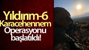 İçişleri Bakanlığınca, Bingöl’de Yıldırım-6 Karacehennem Operasyonu başlatıldı