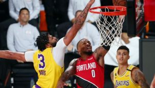 LeBron James ve Anthony Davis Lakers'a avantajı getirdi
