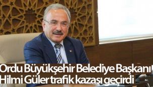 Ordu Büyükşehir Belediye Başkanı Güler, trafik kazası geçirdi: 2'si çocuk, 5 yaralı