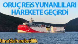 Oruç Reis Gemisi, Atina’yı hareketlendirdi