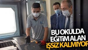 Bu okulda eğitim alan işsiz kalmıyor